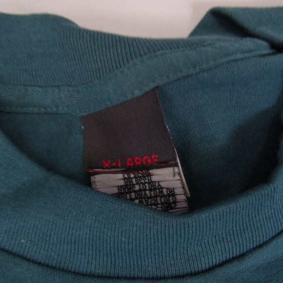 Vintage 1990's Single Stitch‎ South Carolina T Shirt Size XL Neon Puffy Graphic - Picture 5 of 9